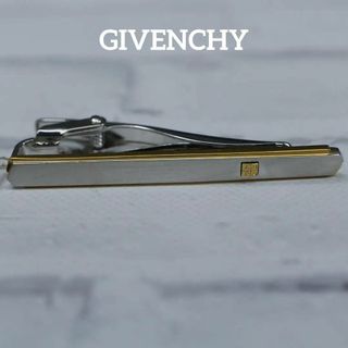 ジバンシィ(GIVENCHY)の【匿名配送】ジバンシー タイピン シルバー ロゴ シンプル 3(ネクタイピン)