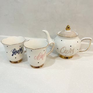 フランフラン(Francfranc)の【新品】Francfranc ティーポット&ペアマグカップ 3点セット(食器)