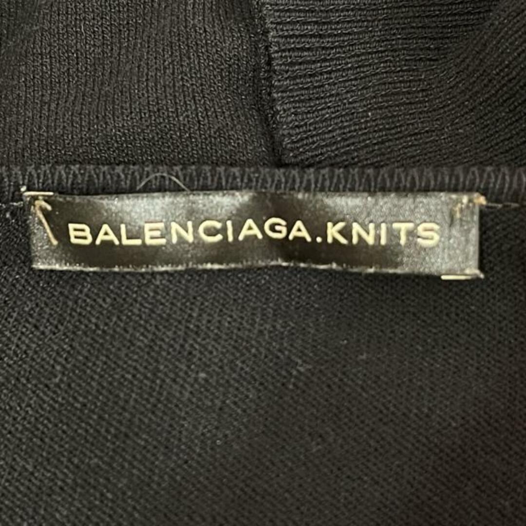 Balenciaga(バレンシアガ)のBALENCIAGA(バレンシアガ) ワンピース サイズ34 S レディース美品  - 黒 Vネック/長袖/ロング/ニット レディースのワンピース(その他)の商品写真