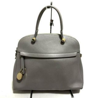 フルラ(Furla)のFURLA(フルラ) ハンドバッグ美品  パイパー グレー レザー(ハンドバッグ)