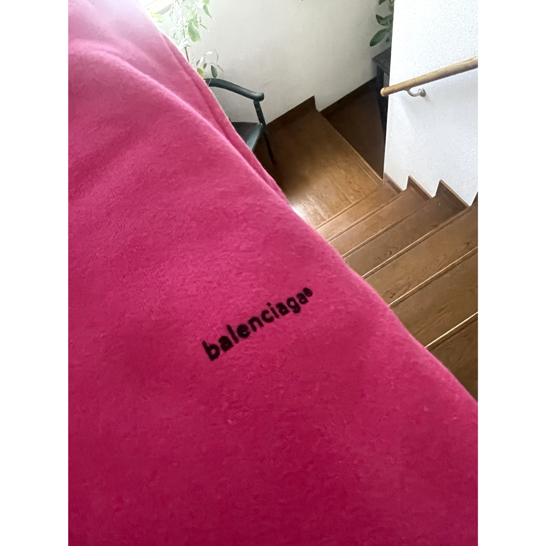 Balenciaga(バレンシアガ)のBALENCIAGA バレンシアガ スウェットロゴパンツ　ピンク メンズのパンツ(その他)の商品写真