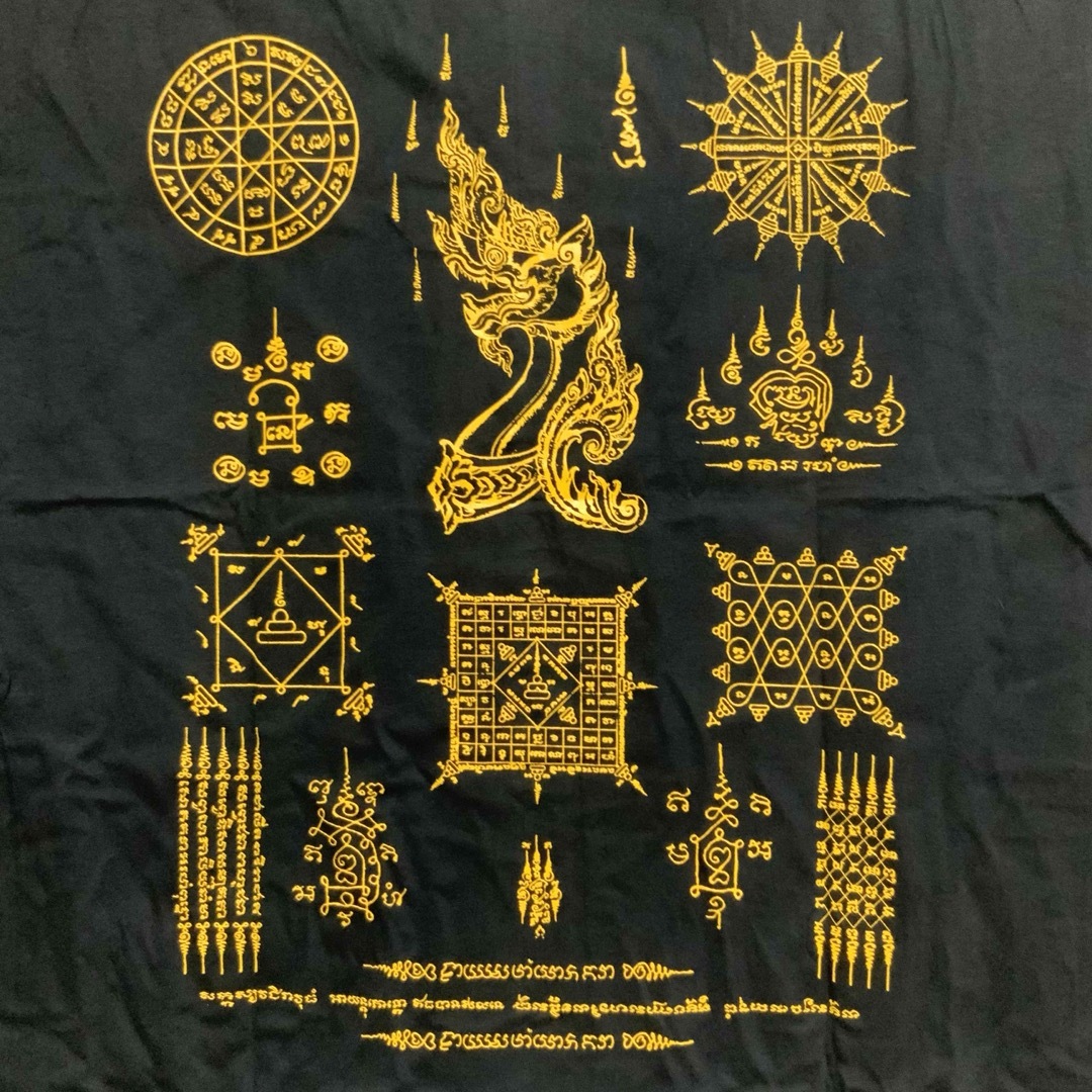 サクヤン　蛇　ヘビ　ナーガ　神様　Tシャツ　L サイズ　タトゥー　管saku09 メンズのトップス(Tシャツ/カットソー(半袖/袖なし))の商品写真
