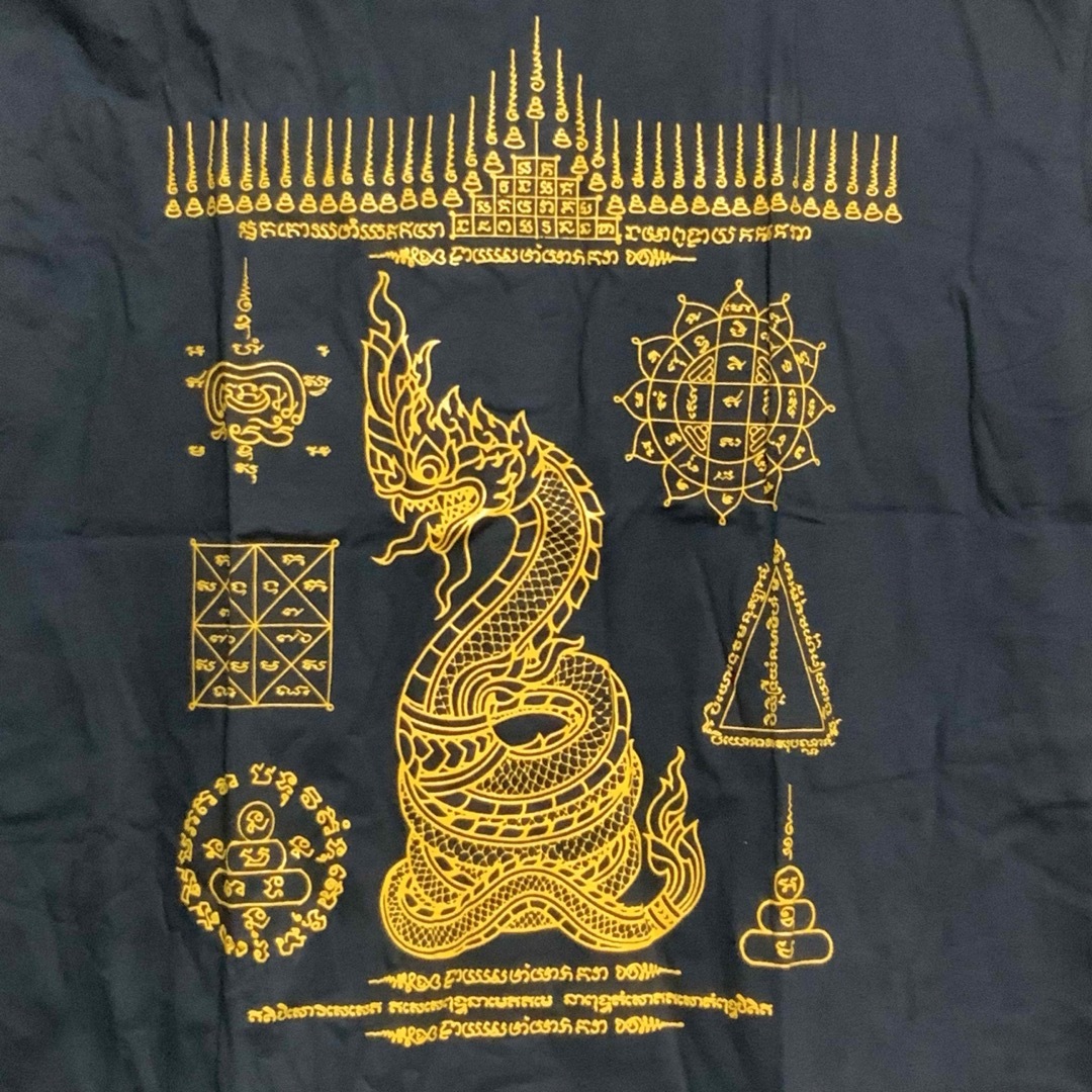 サクヤン　蛇　ヘビ　ナーガ　神様　Tシャツ　XLサイズ　タトゥー　管saku10 メンズのトップス(Tシャツ/カットソー(半袖/袖なし))の商品写真