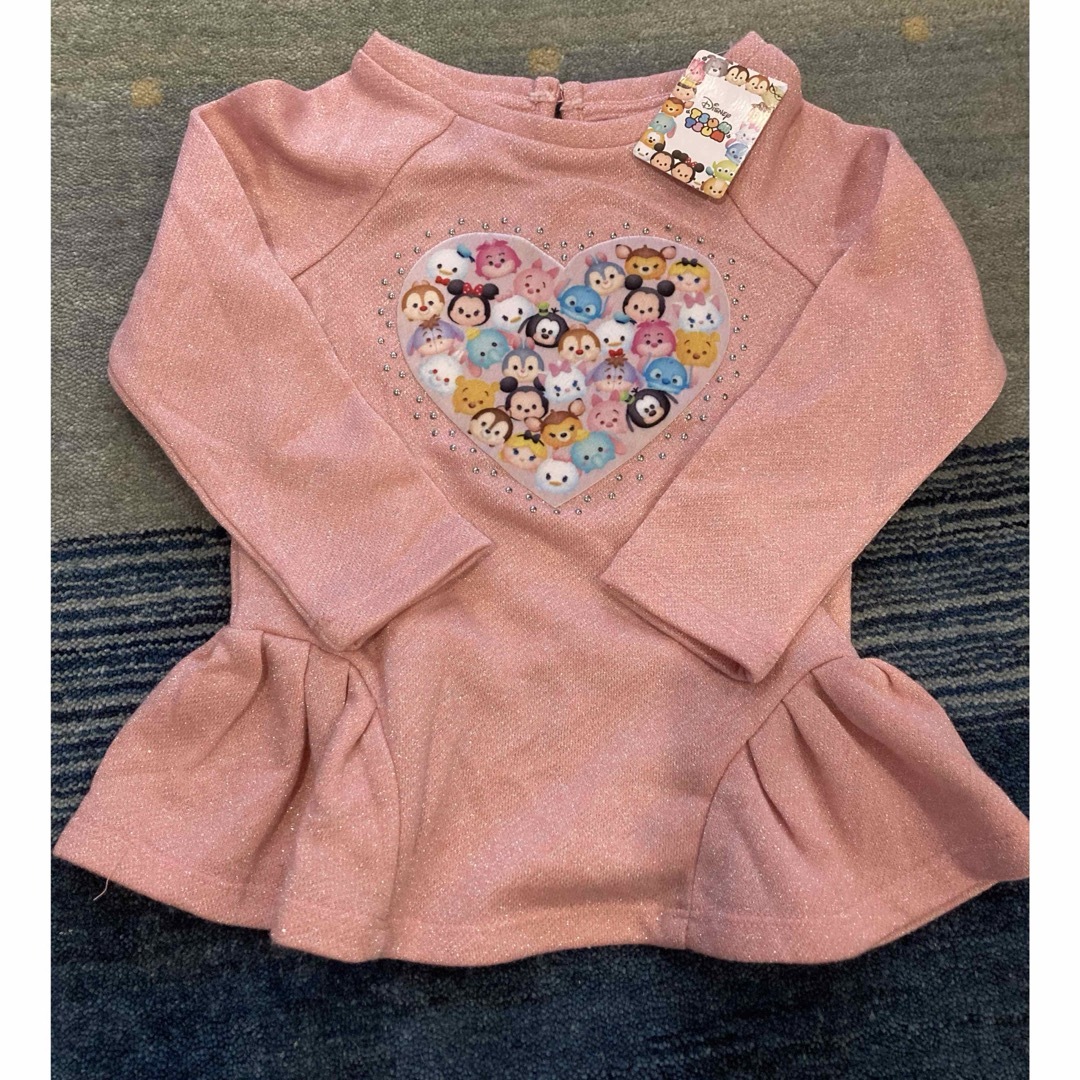 Disney(ディズニー)のディズニーツムツム　トレーナー キッズ/ベビー/マタニティのキッズ服女の子用(90cm~)(Tシャツ/カットソー)の商品写真