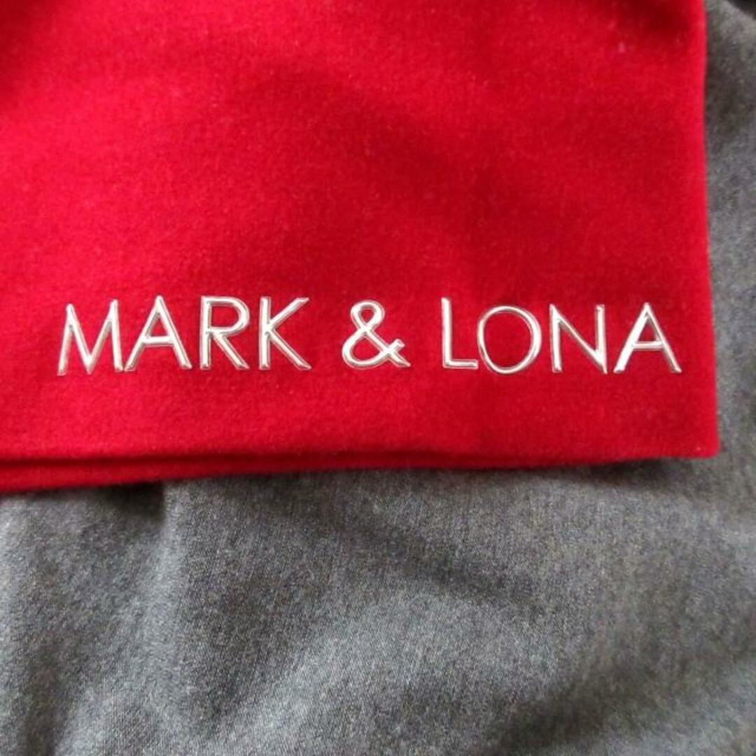 MARK&LONA(マークアンドロナ)のMARK&LONA(マークアンドロナ) 長袖カットソー サイズM メンズ美品  - グレー×レッド タートルネック メンズのトップス(Tシャツ/カットソー(七分/長袖))の商品写真