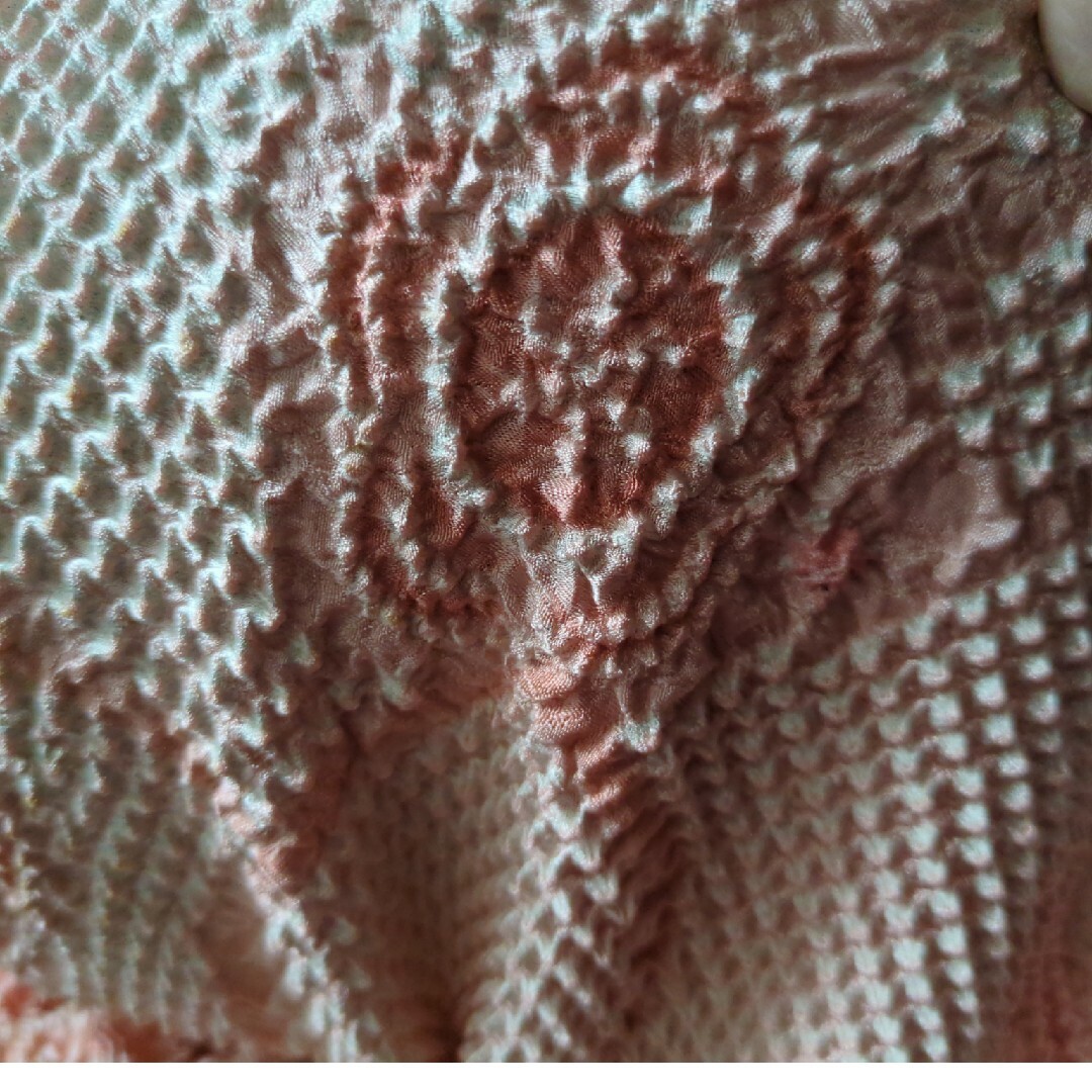 正絹　絞り　羽織　未仕立て ハンドメイドの素材/材料(生地/糸)の商品写真