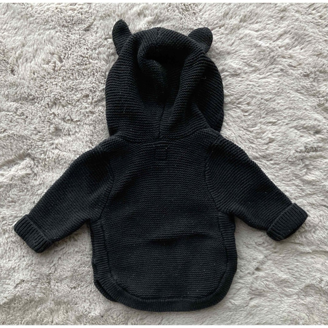 babyGAP(ベビーギャップ)のbaby GAP☆猫顔カーディガン キッズ/ベビー/マタニティのベビー服(~85cm)(カーディガン/ボレロ)の商品写真