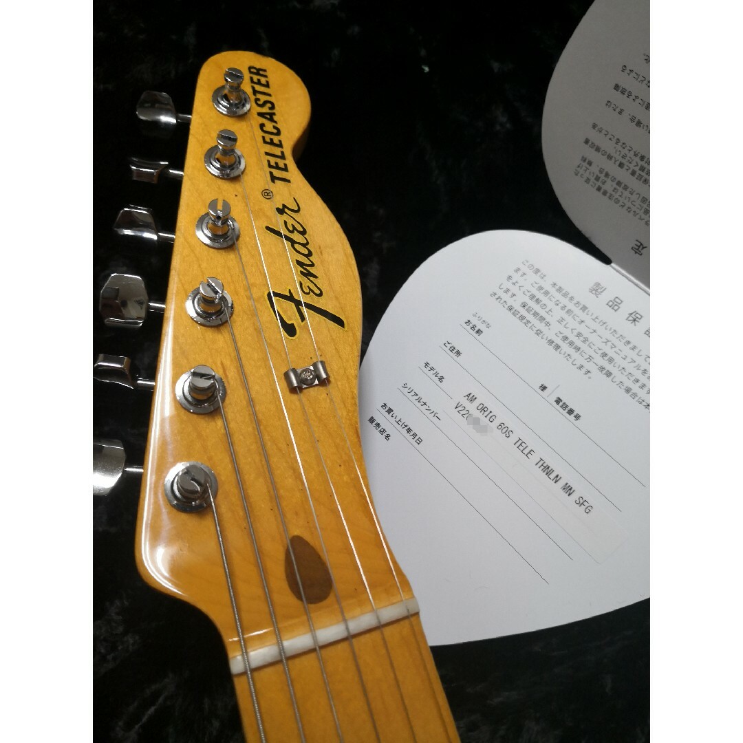 Fender(フェンダー)の2.9Kg 美品！FENDER ORIGINAL 60's THINLINE 楽器のギター(エレキギター)の商品写真