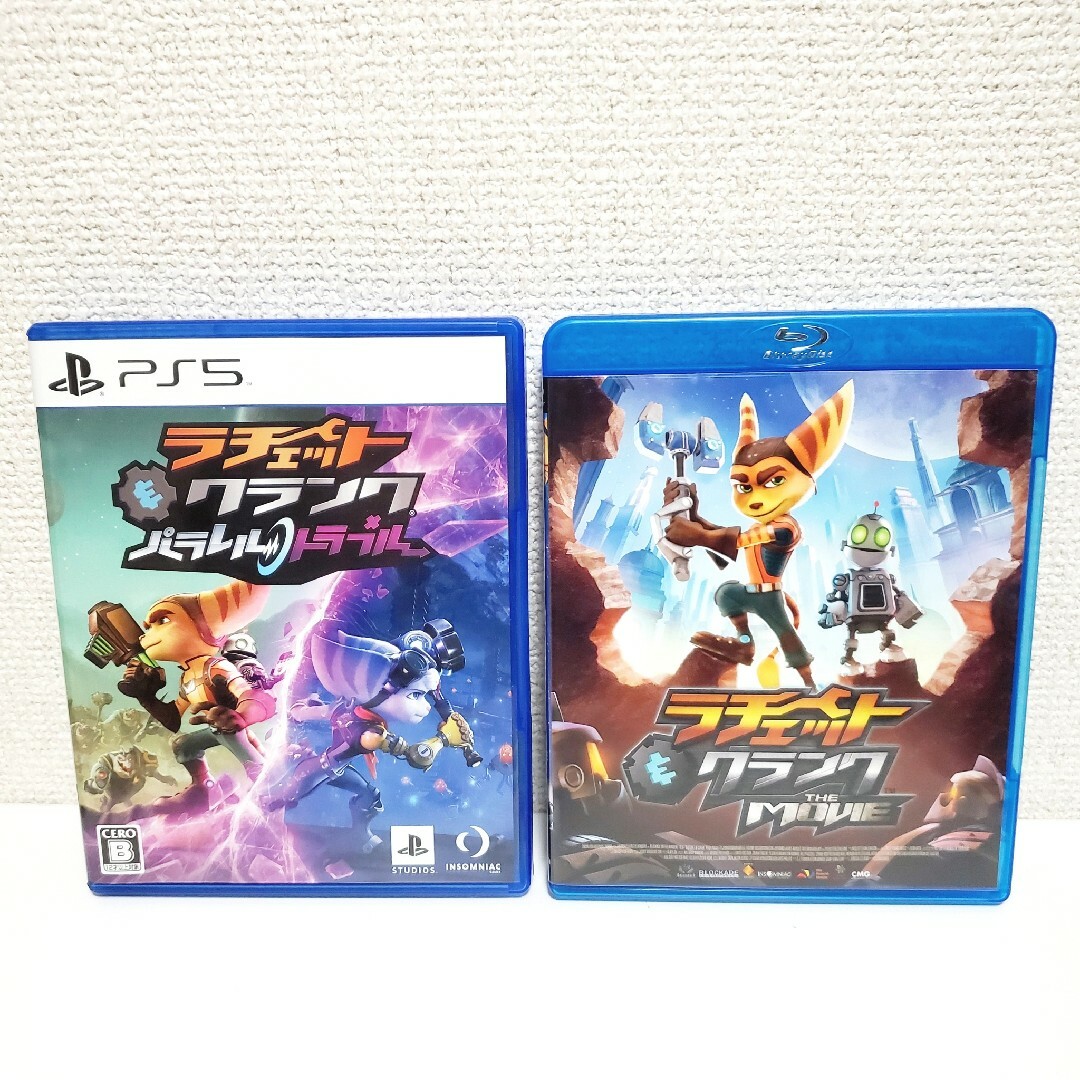 PS5 ラチェット&クランク パラレル・トラブル BluRay 2個セット エンタメ/ホビーのゲームソフト/ゲーム機本体(家庭用ゲームソフト)の商品写真