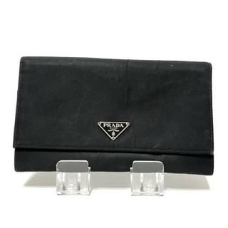 プラダ(PRADA)のPRADA(プラダ) 長財布 - 黒 ナイロン(財布)