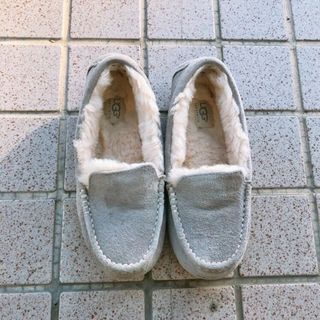 アグ(UGG)のUGG♡定番Ansley♡グレー6サイズ♡ノードストローム購入♡アグ♡アンスレー(スリッポン/モカシン)