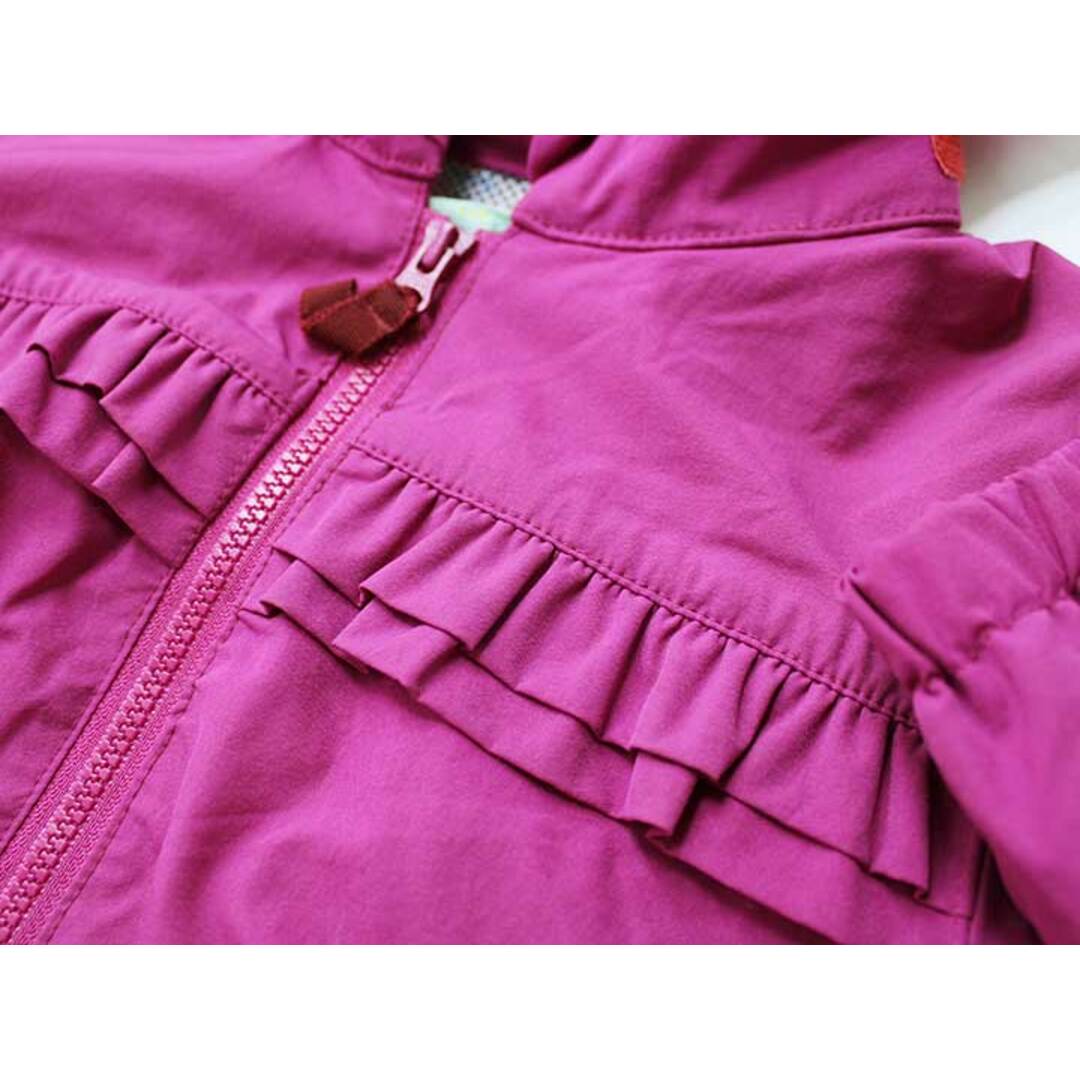 hakka kids(ハッカキッズ)の【春物 新入荷!】♪ハッカキッズ/HAKKA kids♪110cm ナイロンジャンパー/ナイロンブルゾン/ウィンドブレーカー 赤紫 フード収納可【中古】子供服 キッズ kids 女の子 春秋 otr 623042 キッズ/ベビー/マタニティのキッズ服女の子用(90cm~)(ジャケット/上着)の商品写真