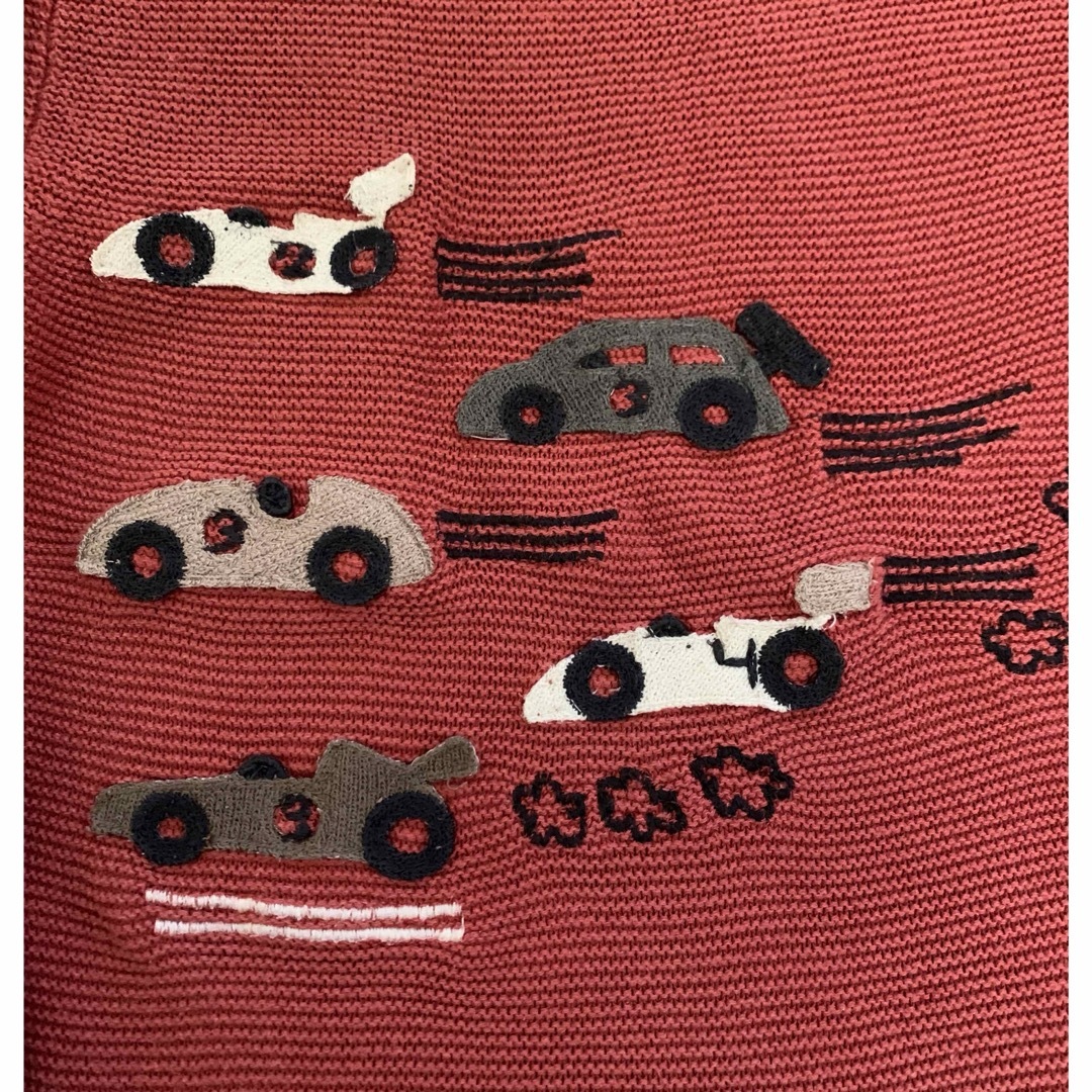 NEXT(ネクスト)のnext 車柄コットンニット　2-3y  キッズ/ベビー/マタニティのキッズ服男の子用(90cm~)(ニット)の商品写真