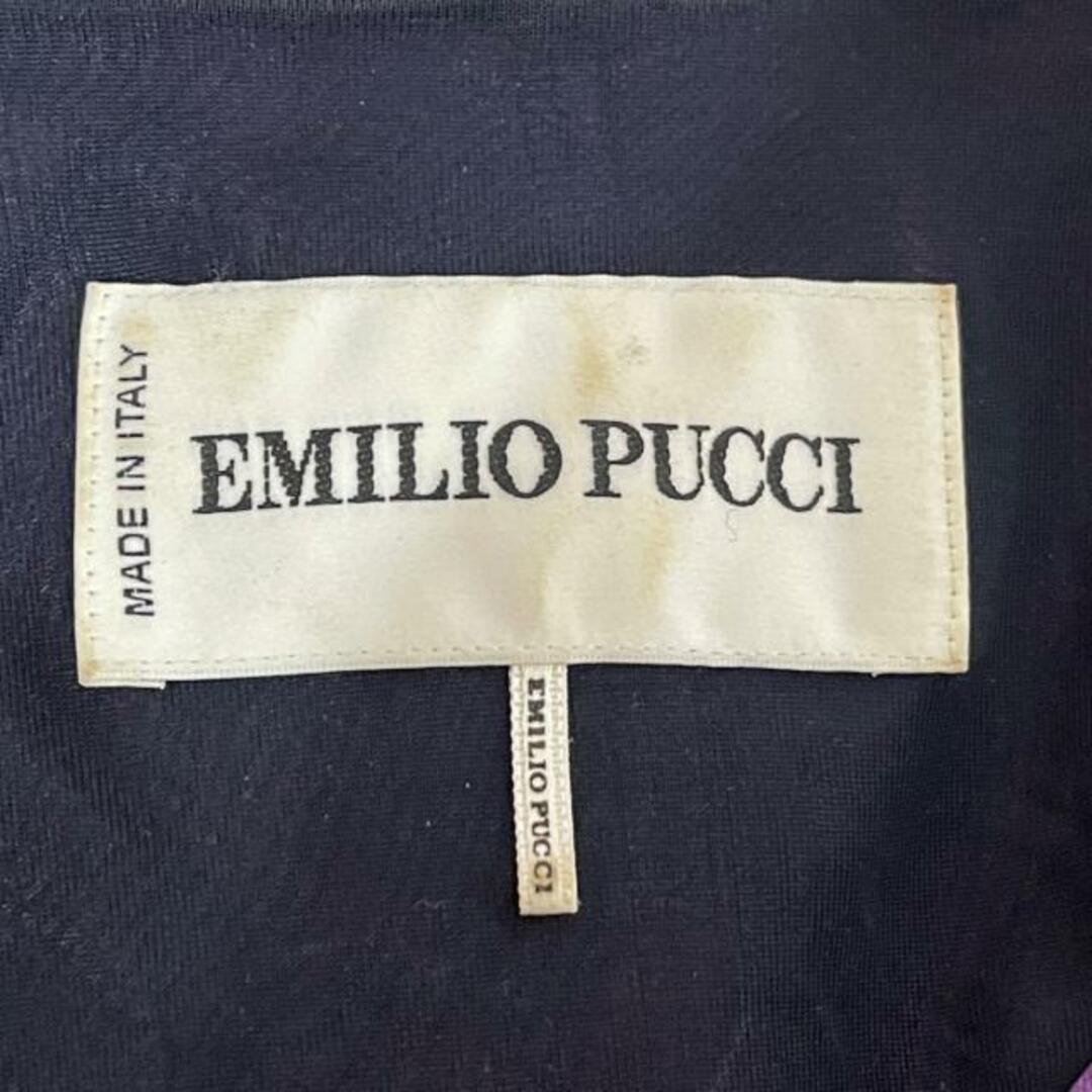EMILIO PUCCI(エミリオプッチ)のEMILIO PUCCI(エミリオプッチ) ワンピース サイズI40 M レディース - ブルー×パープル×マルチ 長袖/ひざ丈 レディースのワンピース(その他)の商品写真
