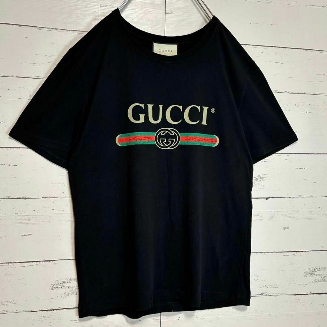 Gucci(グッチ)の【超希少モデル】GUCCI グッチ☆ダメージ加工 Tシャツ 入手困難 Lサイズ メンズのトップス(Tシャツ/カットソー(半袖/袖なし))の商品写真