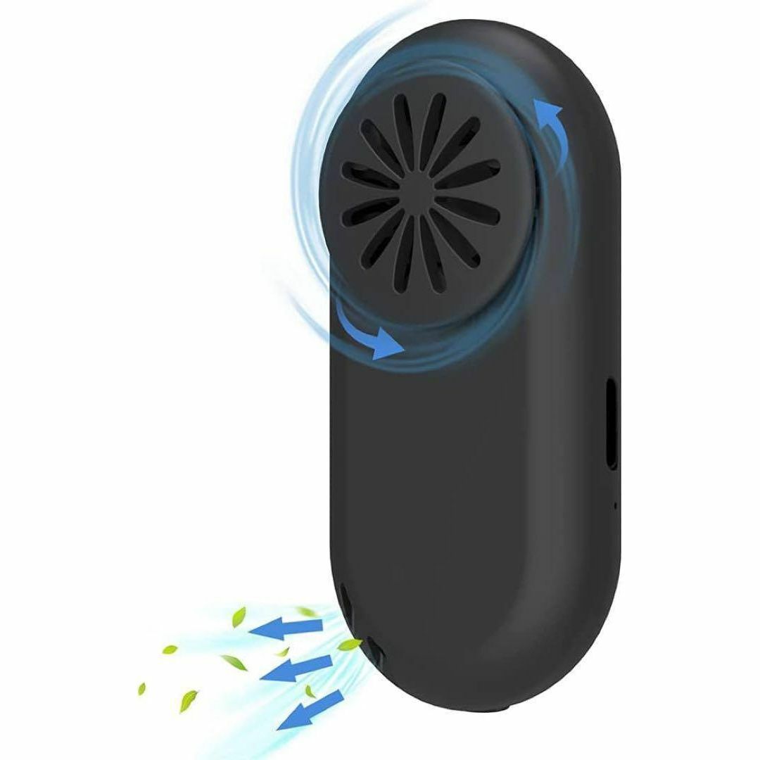 マスクファン 瞬時冷却 USB充電式 換気ファン 99.9%滅菌率 スマホ/家電/カメラの冷暖房/空調(サーキュレーター)の商品写真
