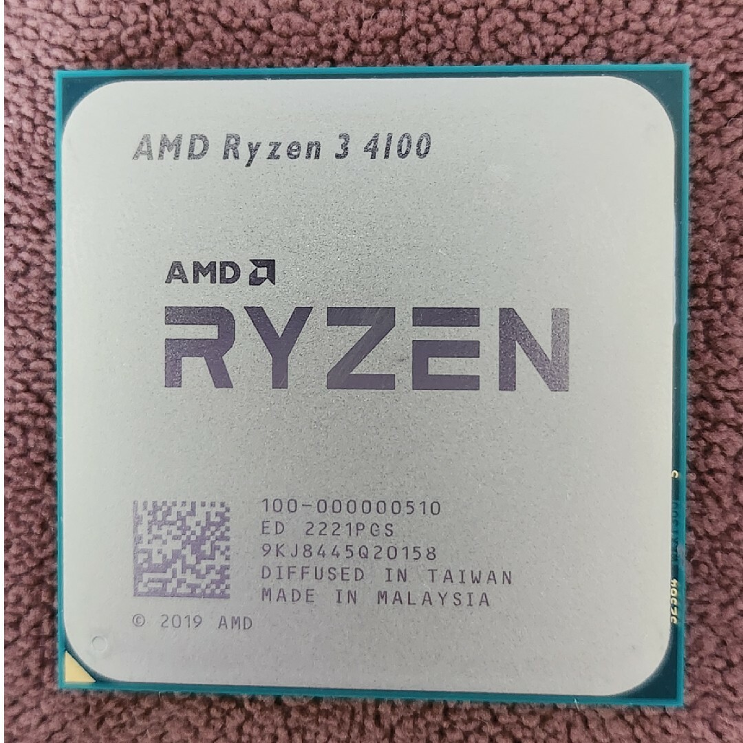 AMD(エーエムディー)のAMD Ryzen3 4100 スマホ/家電/カメラのPC/タブレット(PCパーツ)の商品写真