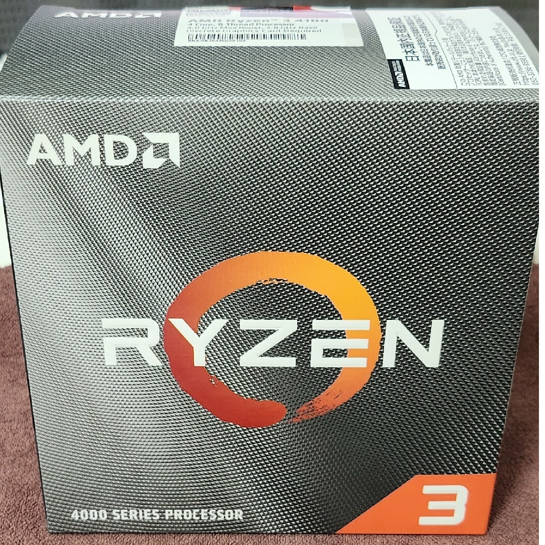 AMD(エーエムディー)のAMD Ryzen3 4100 スマホ/家電/カメラのPC/タブレット(PCパーツ)の商品写真