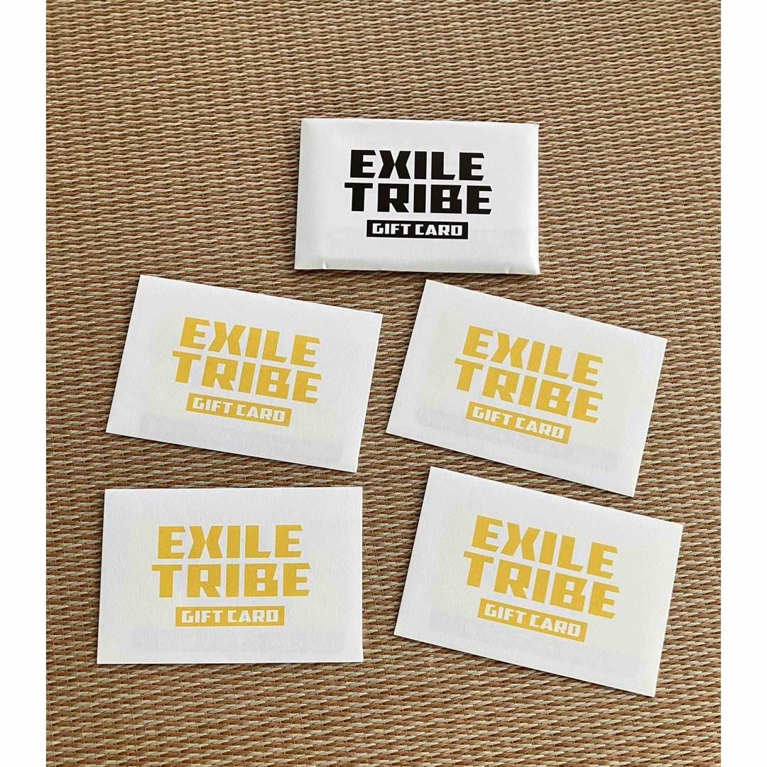 EXILE TRIBE(エグザイル トライブ)のEXILE TRIBE ギフトカード チケットの優待券/割引券(その他)の商品写真