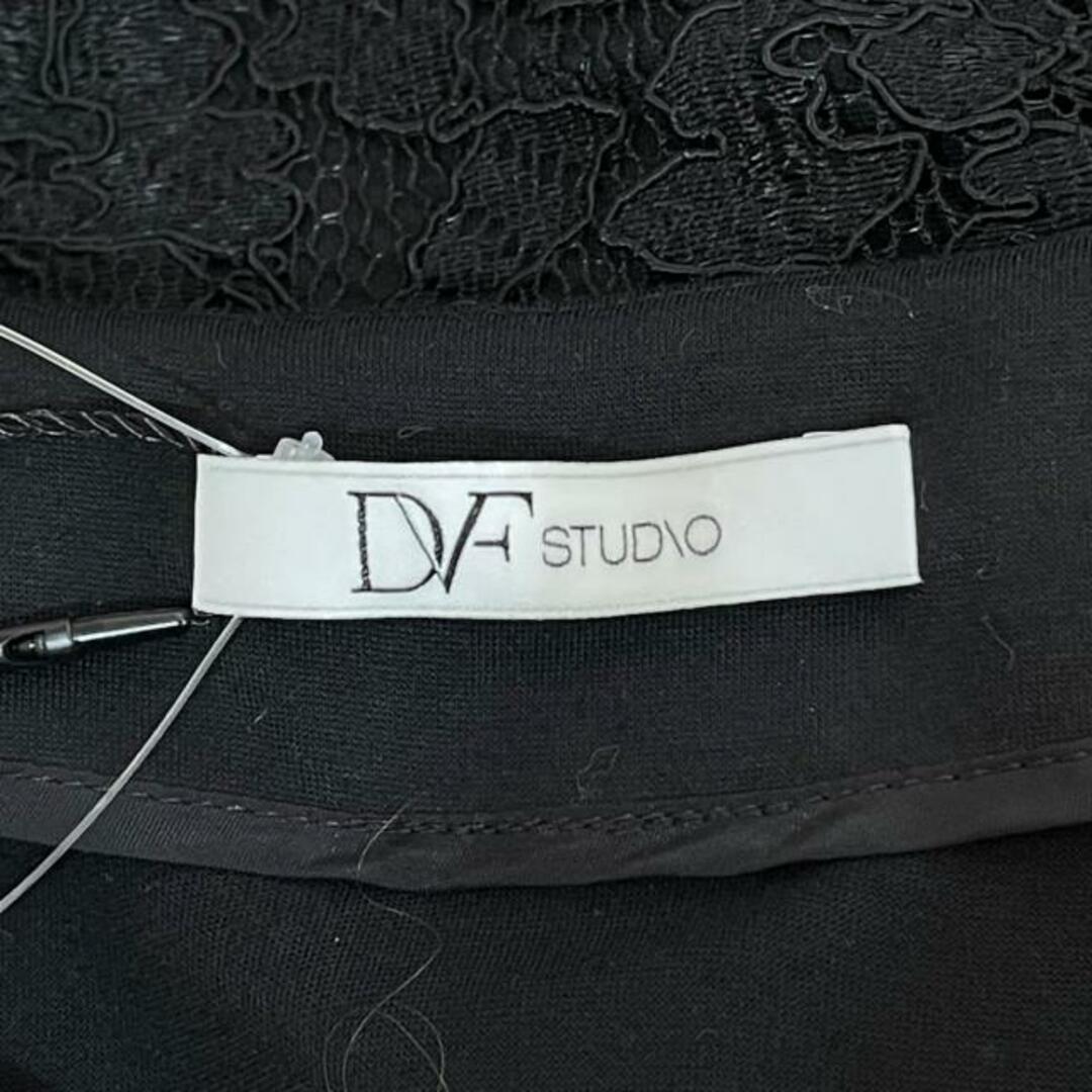 DVF STUDIO(ダイアン・フォン・ファステンバーグ・スタジオ) ワンピース サイズ0 XS レディース美品  - 黒 七分袖/ひざ丈/レース レディースのワンピース(その他)の商品写真