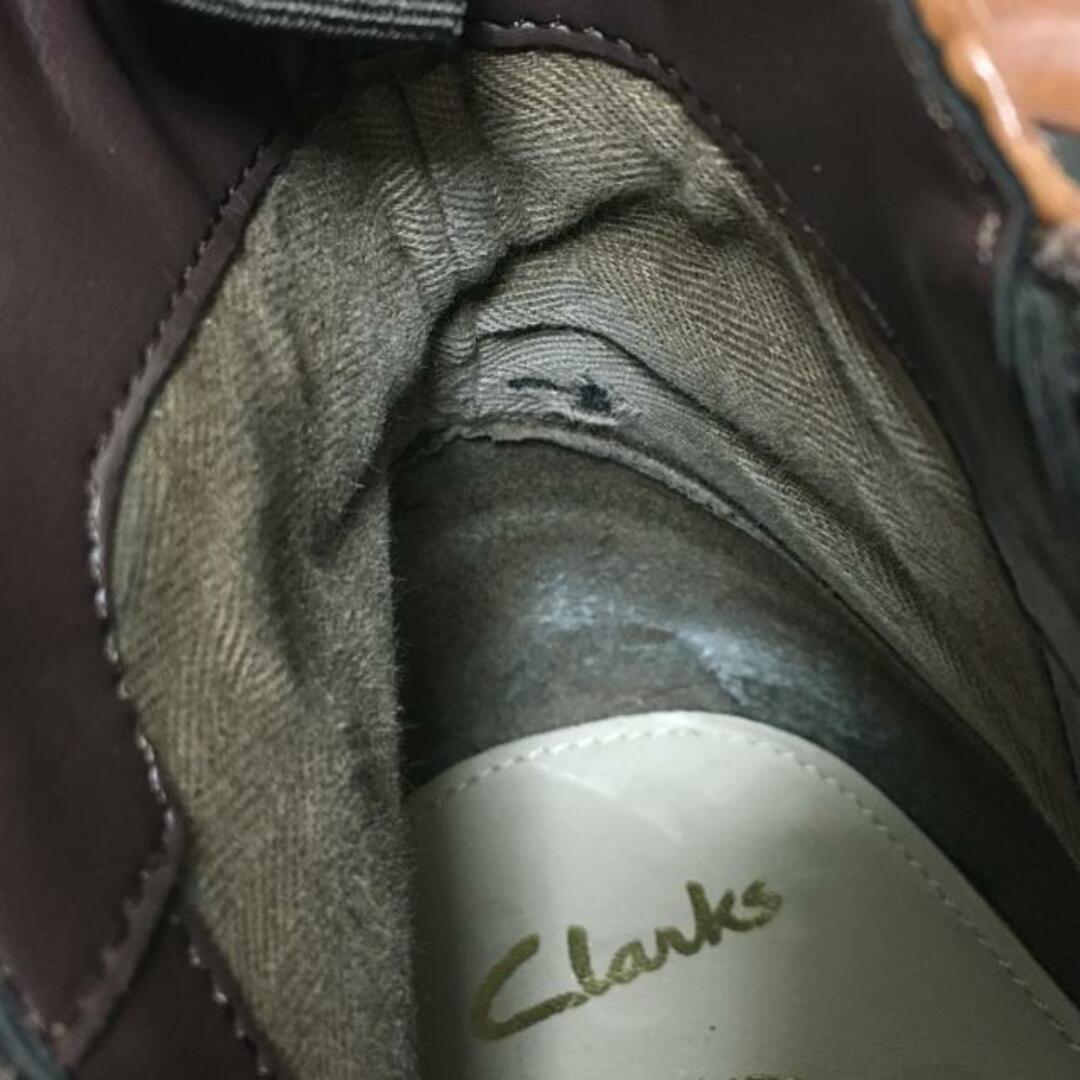 Clarks(クラークス)のClarks(クラークス) ショートブーツ UK8 1/2 メンズ - ブラウン レザー メンズの靴/シューズ(ブーツ)の商品写真