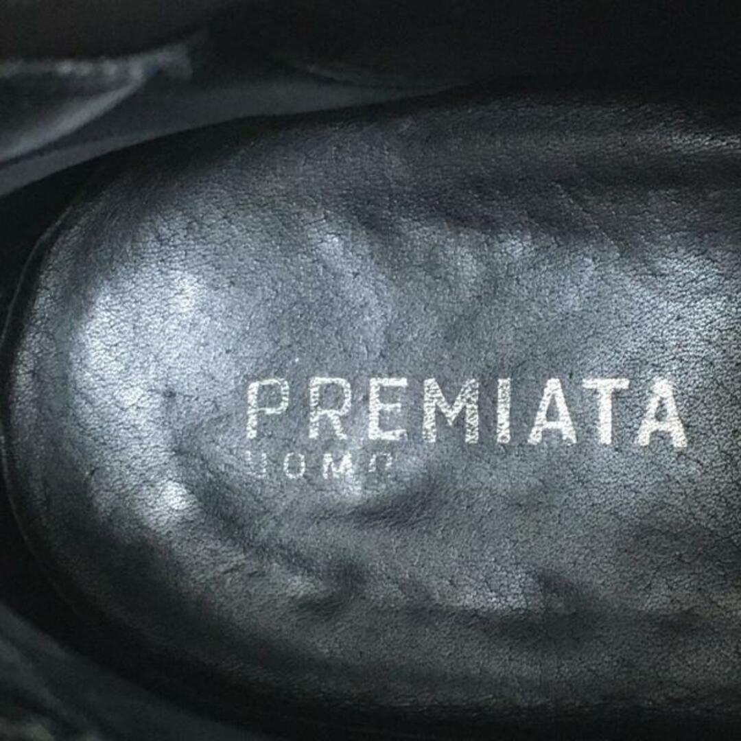 PREMIATA(プレミアータ)のPREMIATA(プレミアータ) ショートブーツ 8 メンズ - 黒 サイドゴア レザー メンズの靴/シューズ(ブーツ)の商品写真