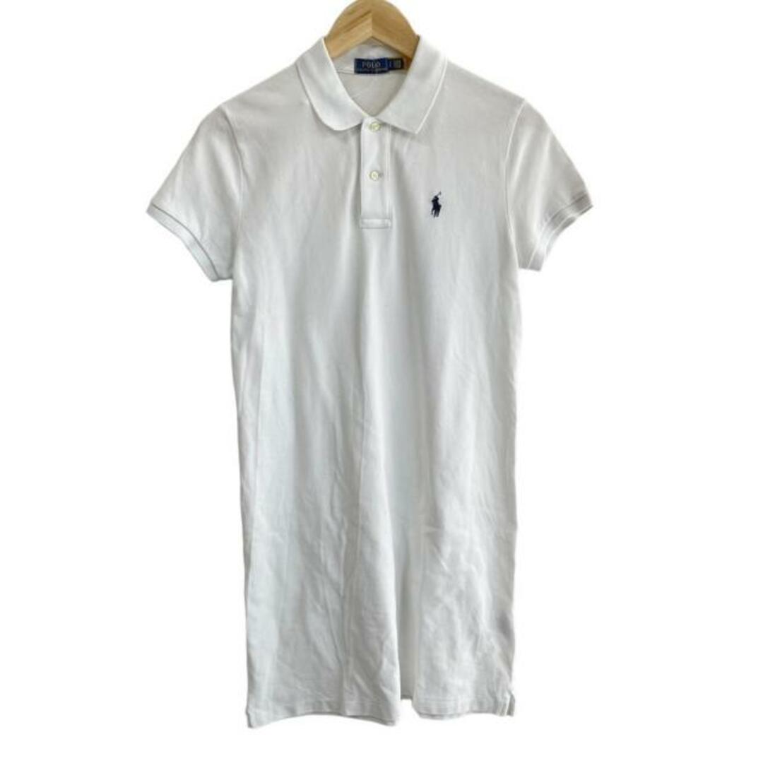 POLO RALPH LAUREN(ポロラルフローレン)のPOLObyRalphLauren(ポロラルフローレン) ワンピース サイズSP S レディース美品  - 白 レギュラーカラー/半袖/ひざ丈 レディースのワンピース(その他)の商品写真