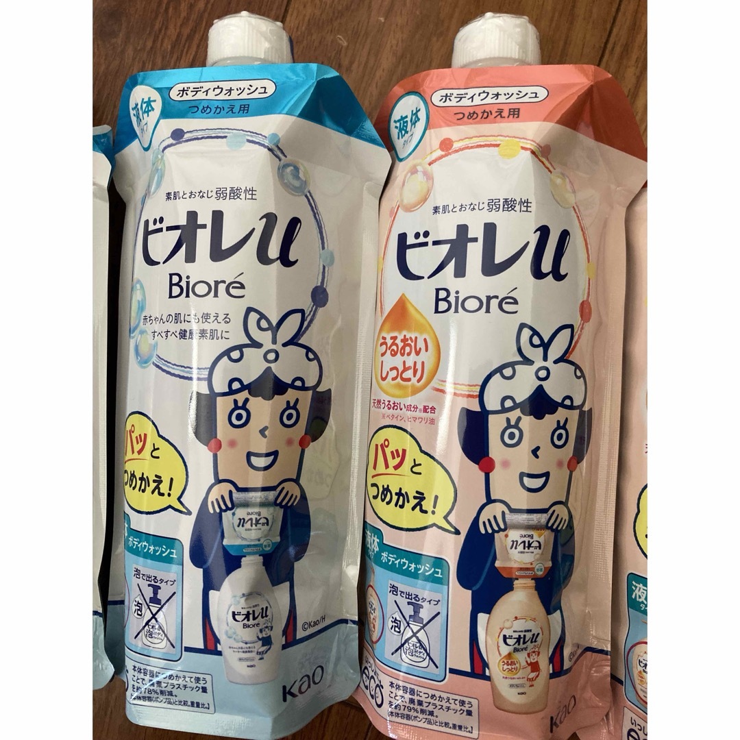 ビオレu  ノーマル　うるおいしっとり340ml 2本ずつ計4本 コスメ/美容のボディケア(ボディソープ/石鹸)の商品写真