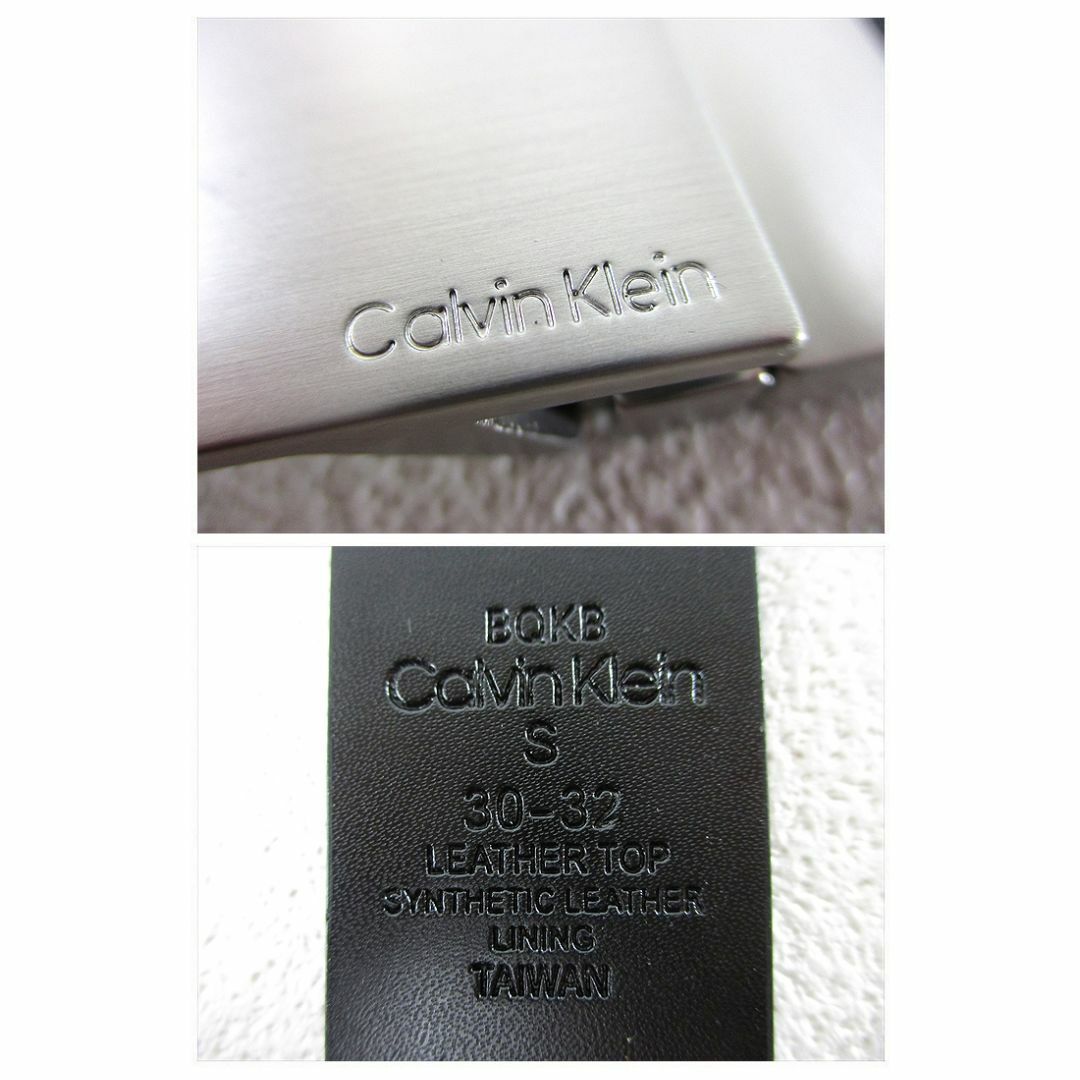 Calvin Klein(カルバンクライン)のCALVIN KLEIN 2パターンリバーシブルレザーベルト SM 新品訳有 メンズのファッション小物(ベルト)の商品写真