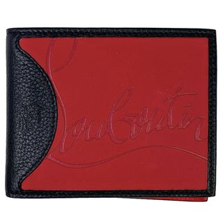 Christian Louboutin - クリスチャンルブタン ロゴ 二つ折り財布 メンズ 【中古】