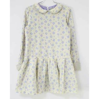 フェフェ(fafa)の【春物 新入荷!】〓フェフェ/fafa〓130cm 長袖ワンピース  イエロー系【中古】 子供服 キッズ kids  女の子 春 onepi 203042(ワンピース)