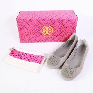 トリーバーチ(Tory Burch)のTory Burch　トリーバーチ　フラットシューズ　グレー　22.5　袋付き(ハイヒール/パンプス)