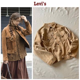 リーバイス(Levi's)の70s ビンテージ リーバイス 3rd コーデュロイ トラッカージャケット(Gジャン/デニムジャケット)