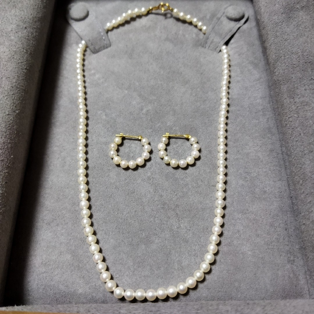 MIKIMOTO(ミキモト)の貴重♪ミキモト ベビーパール ネックレス 18金 チョーカー MIKIMOTO レディースのアクセサリー(ネックレス)の商品写真