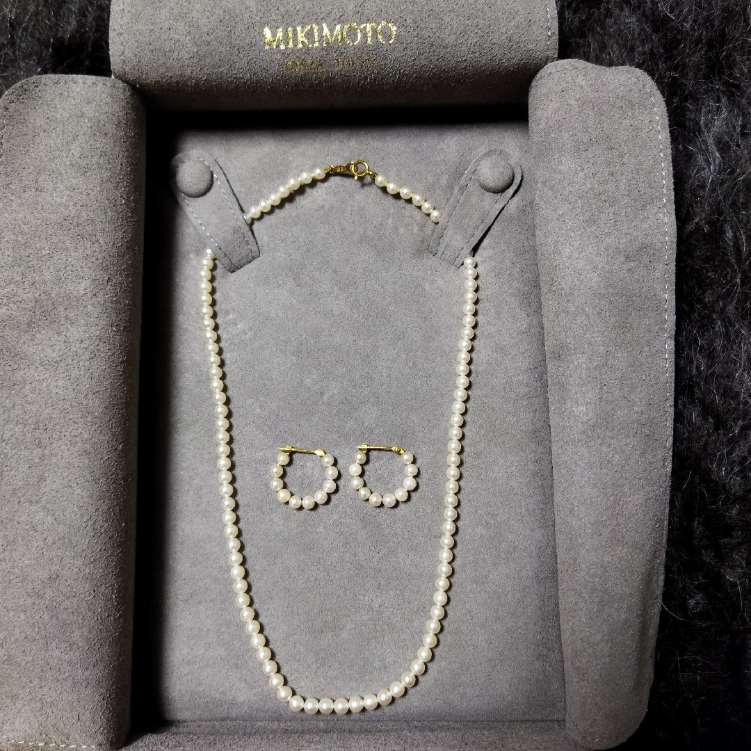 MIKIMOTO(ミキモト)の貴重♪ミキモト ベビーパール ネックレス 18金 チョーカー MIKIMOTO レディースのアクセサリー(ネックレス)の商品写真
