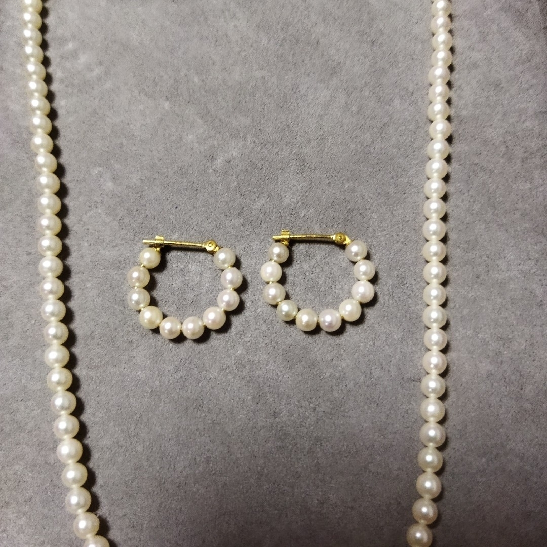 MIKIMOTO(ミキモト)の貴重♪ミキモト ベビーパール ネックレス 18金 チョーカー MIKIMOTO レディースのアクセサリー(ネックレス)の商品写真