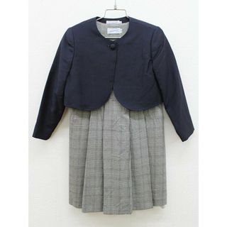 ミキハウス(mikihouse)の【新入荷!】▲ミキハウス/mikihouse▲120cm アンサンブル 濃紺×白黒千鳥格子 フォーマル お受験 お稽古 通塾 見学会 説明会 通園 通学 七五三 冠婚葬祭【中古】子供服 キッズ kids 女の子 fml 523042(その他)