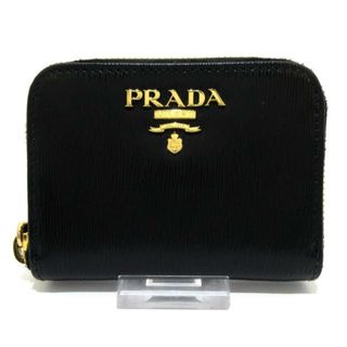 プラダ(PRADA)のPRADA(プラダ) コインケース - 1MM268 黒 ラウンドファスナー ヴィッテロムーブ(レザー)(コインケース)