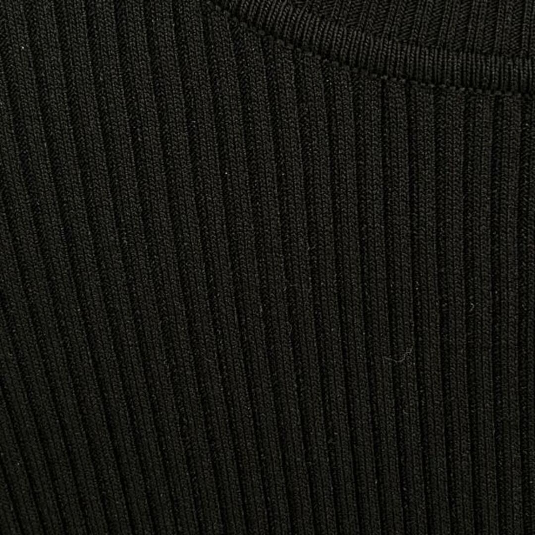 ADORE(アドーア)のADORE(アドーア) 長袖セーター サイズ38 M レディース美品  - 531-1270913 黒 ハイネック/ラッフルニット レディースのトップス(ニット/セーター)の商品写真