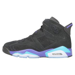 NIKE - NIKE ナイキ Air Jordan 6 Retro Aqua エアジョーダン6 レトロ アクア ハイカットスニーカー ブラック×パープル US8/26cm