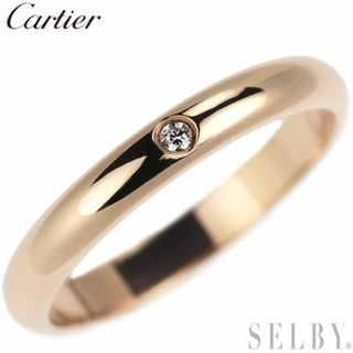 カルティエ(Cartier)のカルティエ K18PG ダイヤモンド リング バンド 47号(リング(指輪))