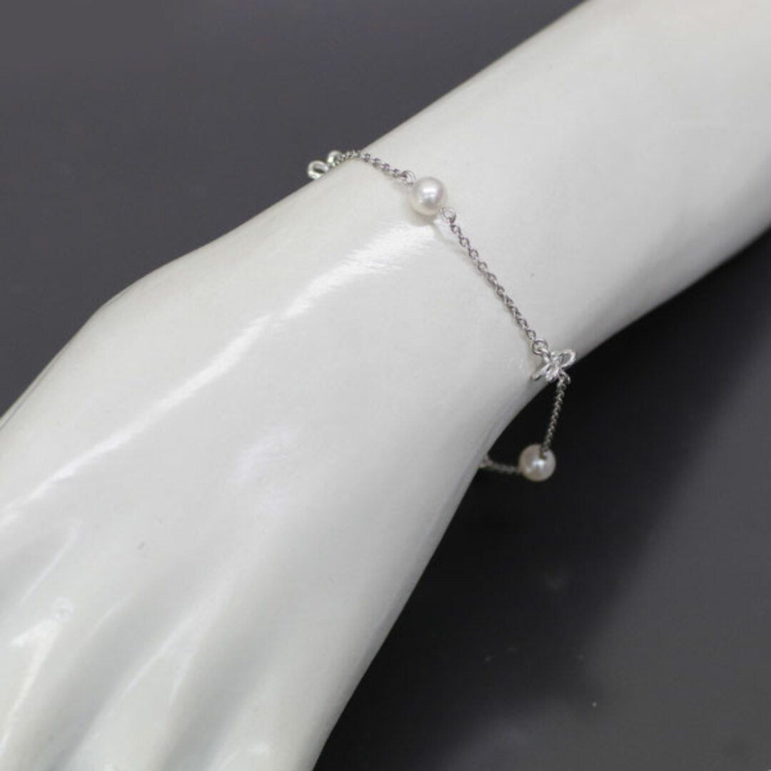 TASAKI(タサキ)の田崎真珠 K14WG アコヤ真珠 ブレスレット 径約5.0-5.2mm レディースのアクセサリー(ブレスレット/バングル)の商品写真