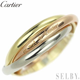 カルティエ(Cartier)のカルティエ K18YG/WG/PG リング トリニティ 48号(リング(指輪))