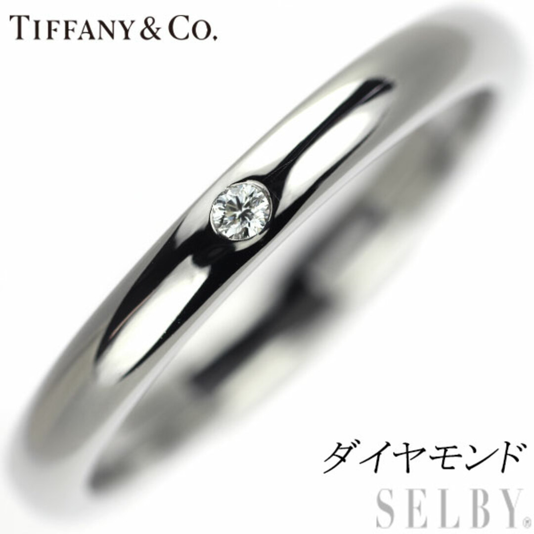 Tiffany & Co.(ティファニー)のティファニー Pt950 ダイヤモンド リング バンド レディースのアクセサリー(リング(指輪))の商品写真