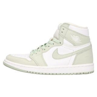 ナイキ(NIKE)のNIKE ナイキ WMNS AIR JORDAN 1 HIGH OG SEAFOAM ウィメンズ エアジョーダン1 シーフォーム ハイカットスニーカー ホワイト/グリーン US6.5/23.5cm CD0461-002(スニーカー)