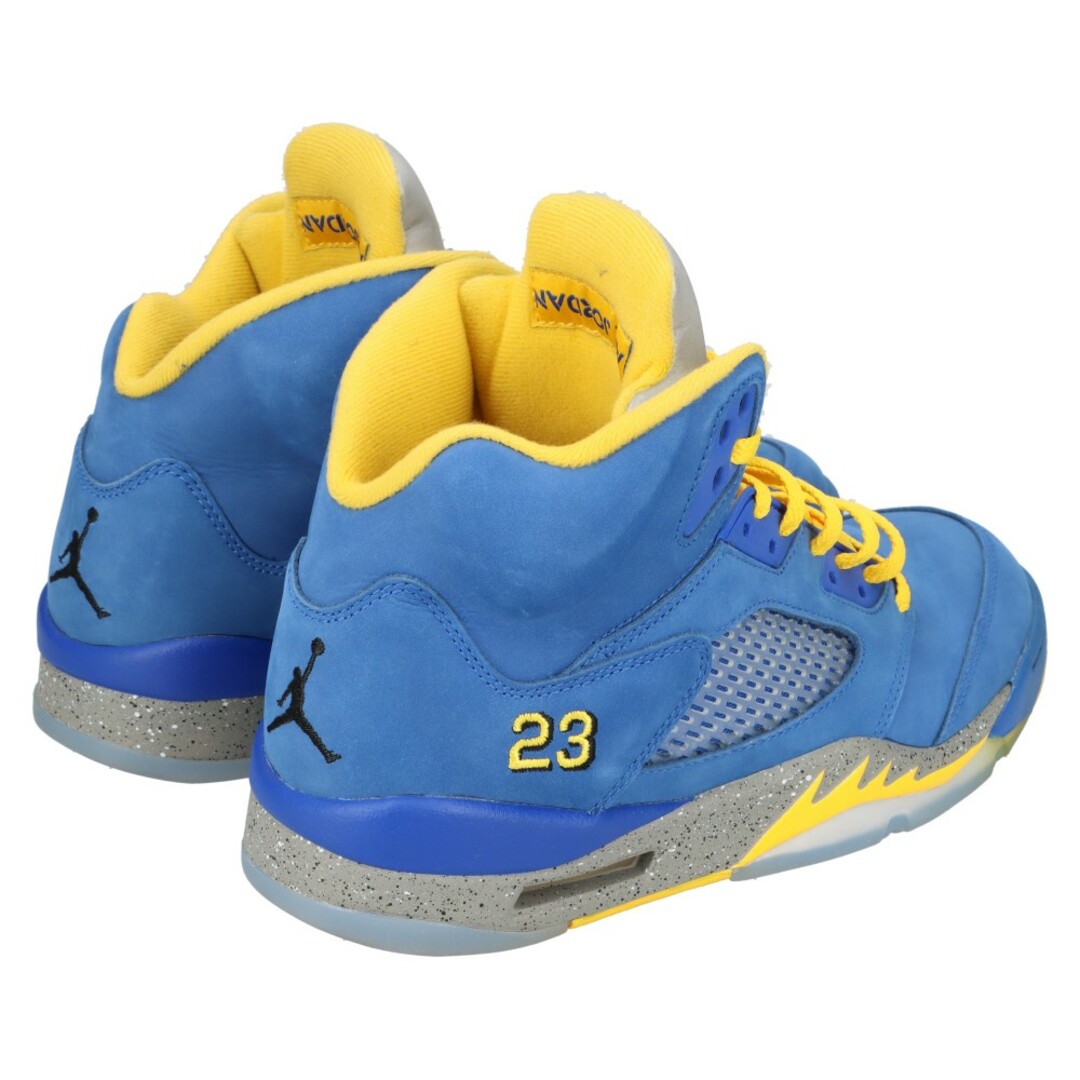 NIKE(ナイキ)のNIKE ナイキ AIR JORDAN 5 JSP Laney CD2720-400 エア ジョーダン 5 JSP レイニー ハイカットスニーカー ブルー/イエロー US9.5/27.5cm メンズの靴/シューズ(スニーカー)の商品写真