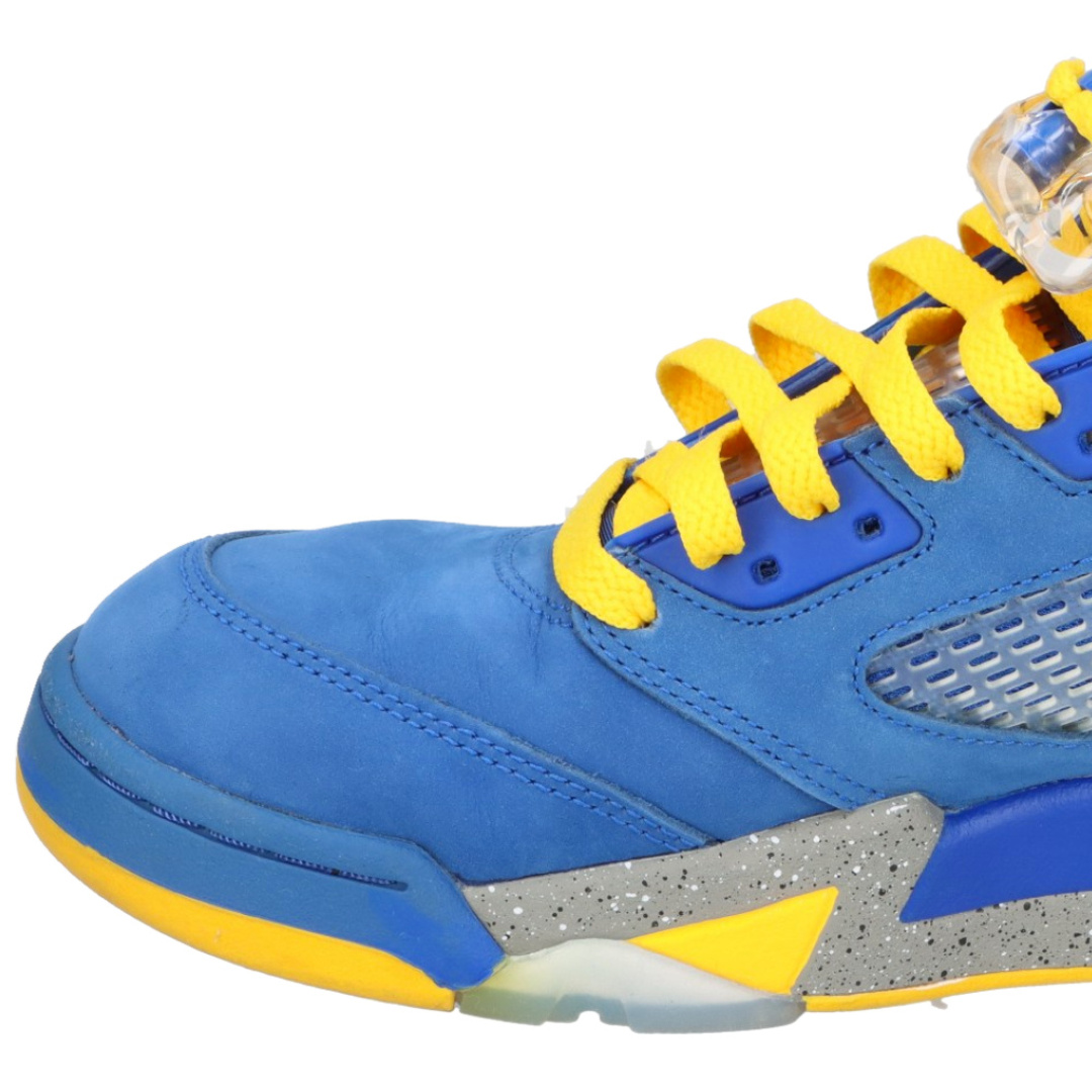 NIKE(ナイキ)のNIKE ナイキ AIR JORDAN 5 JSP Laney CD2720-400 エア ジョーダン 5 JSP レイニー ハイカットスニーカー ブルー/イエロー US9.5/27.5cm メンズの靴/シューズ(スニーカー)の商品写真