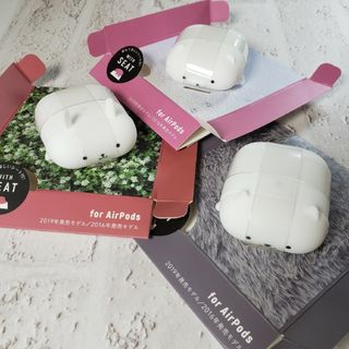 エレコム(ELECOM)のアウトレット 3種 AirPods 2016年 2019年 シリコンケース(その他)