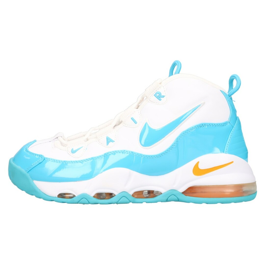 NIKE(ナイキ)のNIKE ナイキ AIR MAX UPTEMPO CK0892-100 エアマックス アップテンポ ハイカットスニーカー US9.5/27.5cm ホワイト/ブルー メンズの靴/シューズ(スニーカー)の商品写真