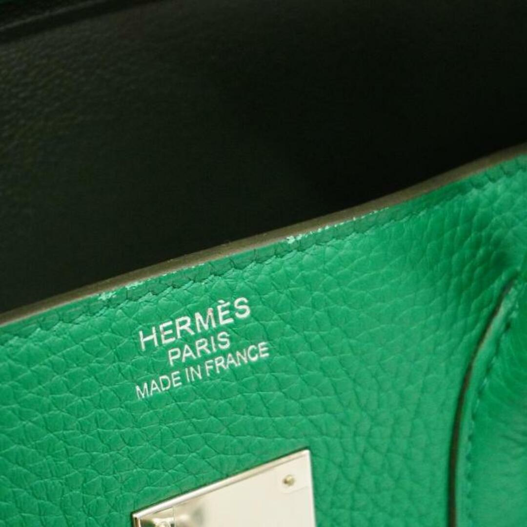 Hermes(エルメス)の【3dc1614-e-g】エルメス ハンドバッグ/バーキンヴェルソ35/A刻印/トリヨンクレマンス/ヴェールヴェルティゴ/ヴェールフォンセ/シルバー金具 【中古】 レディース レディースのバッグ(ハンドバッグ)の商品写真